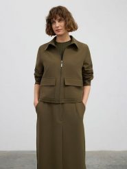 BGN Kurtka przejściowa w kolorze khaki rozmiar: 38. Brązowe kurtki damskie BGN, bez wzorów, bez kaptura. Za 201.45 zł.