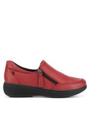 Go Soft Półbuty WI16-SAMSON2-01 Czerwony. Czerwone półbuty damskie GO SOFT, bez wzorów, ze skóry, bez obcasa, na płaskiej podeszwie, bez zapięcia. Za 229.99 zł.