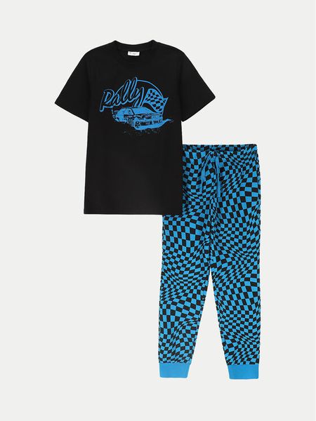 Coccodrillo Piżama ZC4448201PJS Niebieski. Niebieskie piżamy chłopięce COCCODRILLO, bez wzorów, z bawełny, bez ramiączek. Za 59.99 zł.