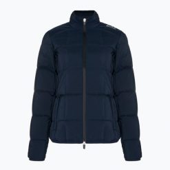 Kurtka damska EA7 Emporio Armani Golf Pro Light Padded. Niebieskie kurtki damskie EA7 Emporio Armani, s, bez wzorów, z elastanu, bez kaptura. Za 799.99 zł.