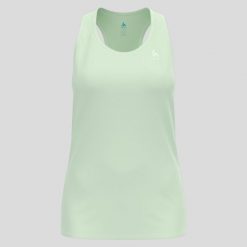 Bluza damska Odlo ESSENTIAL Tank crew neck. Zielone bluzy damskie ODLO, m, bez wzorów, z materiału, bez kaptura. Za 139.99 zł.