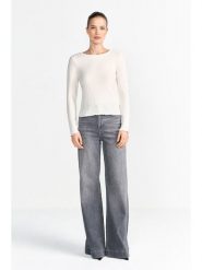 Rich & Royal Koszulka w kolorze kremowym rozmiar: S. Brązowe bluzki damskie Rich & Royal, s, bez wzorów, prążkowane, bez kołnierzyka, bez ramiączek. Za 137.10 zł.