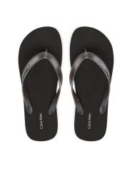 Calvin Klein Japonki Flatform Flip Flop Met Tpu HW0HW03120 Czarny. Czarne klapki damskie Calvin Klein, bez wzorów, z syntetyku, bez obcasa, bez zapięcia. Za 189.99 zł.