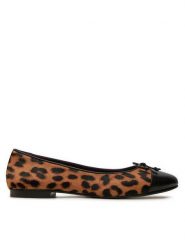 Tory Burch Baleriny 154509 Brązowy. Brązowe balerinki damskie Tory Burch, bez wzorów, ze skóry. Za 1,049.00 zł.