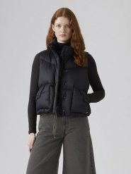 Levi's Kamizelka w kolorze czarnym rozmiar: M. Czarne kamizelki damskie Levi's, m, bez wzorów, bez kaptura. Za 244.80 zł.