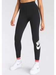 Nike Sportswear Legginsy w kolorze czarnym rozmiar: S. Czarne legginsy damskie Nike Sportswear, s, bez wzorów. Za 105.14 zł.