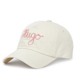 Czapka z daszkiem HUGO. Czapki z daszkiem damskie Hugo, bez wzorów. Za 119.99 zł.
