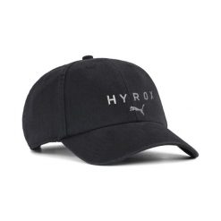 Czapka z daszkiem PUMA Hyrox BB. Czarne czapki z daszkiem damskie Puma, na jesień, bez wzorów, z bawełny. Za 89.99 zł.