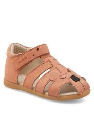 Lasocki Kids Sandały CEO-CI12-CRIC-03(II)DZ Pomarańczowy jasny. Brązowe sandały dziewczęce Lasocki Kids, ze skóry, bez obcasa, bez zapięcia. Za 129.99 zł.