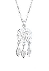 Elli Elli Naszyjnik Damski łapacz snów zawieszka pióro Boho w srebrze 925 Sterling Silver Naszyjniki 1 ct. Białe naszyjniki damskie Elli, srebrne. Za 249.89 zł.