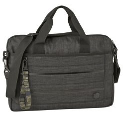 Torba sportowa dla dorosłych Caterpillar B. Holt Slim Briefcase pojemność 10 L. Czarne torby sportowe Caterpillar, bez wzorów, z materiału. Za 199.99 zł.