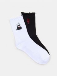 Skarpetki 2 pack Devil Wears PRADA - wielobarwny. Skarpetki damskie Sinsay, bez wzorów. Za 12.99 zł.