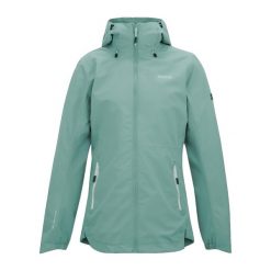Damska Kurtka Wodoodporna Hamara IV. Zielone kurtki damskie Regatta, m, bez wzorów, z materiału, z kapturem. Za 278.99 zł.