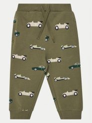 NAME IT Spodnie dresowe Brais 13238891 Zielony Regular Fit. Zielone spodnie dresowe chłopięce Name it, z bawełny. Za 59.99 zł.