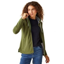 Bayletta damska bluza z kapturem. Zielone bluzy damskie Regatta, bez wzorów, z kapturem. Za 258.50 zł.