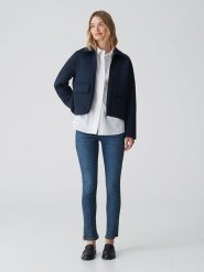 OPUS Dżinsy "Elma" - Slim fit - w kolorze niebieskim rozmiar: 44/L28. Niebieskie jeansy damskie Opus. Za 162.49 zł.
