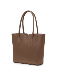 Puccini Torebka w kolorze jasnobrązowym - 42 x 35 x 10 cm rozmiar: onesize. Brązowe shopper bag Puccini, bez wzorów, z materiału, na ramię, bez dodatków. Za 178.79 zł.