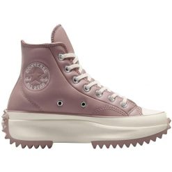 Sneakers Converse Run Star Hike. Czerwone obuwie sportowe damskie Converse, z syntetyku, bez zapięcia, na fitness i siłownię. Za 790.00 zł.