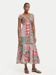 Iconique Sukienka letnia Shirley IC26-096 Kolorowy Regular Fit. Sukienki damskie Iconique, bez wzorów, z syntetyku, bez ramiączek. Za 339.99 zł.