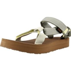 Sandały TEVA W MIDFORM UNIVER Zielony. Zielone sandały damskie Teva, bez wzorów, z tkaniny, bez obcasa, bez zapięcia. Za 293.99 zł.