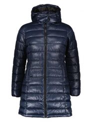 Pepe Jeans Płaszcz pikowany w kolorze granatowym rozmiar: L. Niebieskie płaszcze damskie Pepe Jeans, l, bez wzorów, z jeansu, bez kaptura. Za 193.24 zł.