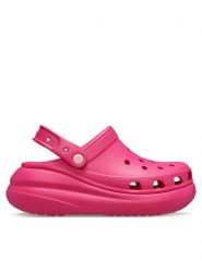 Crocs Klapki Crush Clog 207521 Różowy. Czerwone klapki damskie Crocs, bez wzorów, z tworzywa sztucznego, bez obcasa, bez zapięcia. Za 179.00 zł.