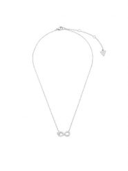 Guess Naszyjnik JUBN06 047JW Srebrny. Szare naszyjniki damskie Guess, srebrne. Za 248.99 zł.