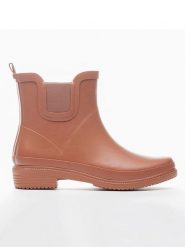 Exani Kalosze w kolorze jasnobrązowym rozmiar: 38. Brązowe kalosze damskie Exani, bez wzorów. Za 130.99 zł.