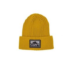 Czapka zimowa Colourwear Bonk Badge. Żółte czapki damskie Colourwear, na zimę, bez wzorów. Za 129.99 zł.