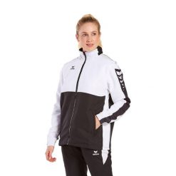 Kurtka Erima Six Wings. Białe kurtki damskie Erima, bez wzorów, z polaru, z kapturem. Za 321.50 zł.