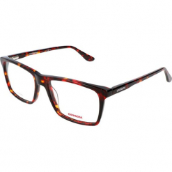 Oprawki "CA6637/N" w kolorze czerwono-brązowym. Brązowe okulary przeciwsłoneczne damskie Carrera, Ferragamo. W wyprzedaży za 119.95 zł.