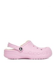 Crocs Klapki C-BAYA LINED CLOG 205969-6GD Różowy. Czerwone klapki damskie Crocs, bez wzorów, z tworzywa sztucznego, bez obcasa, bez zapięcia. Za 189.99 zł.
