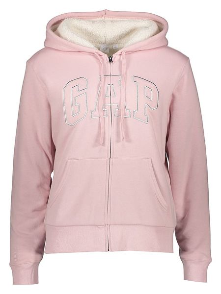 GAP Bluza w kolorze jasnoróżowym rozmiar: L. Różowe bluzy damskie GAP, l, bez wzorów, bez kaptura. Za 164.95 zł.