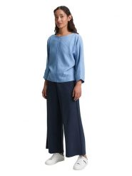 Tom Tailor Sweter w kolorze niebieskim rozmiar: XS. Niebieskie swetry klasyczne damskie Tom Tailor, xs, ze splotem, bez kołnierzyka. Za 83.62 zł.