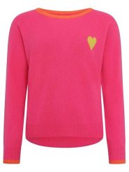 Zwillingsherz Kaszmirowy sweter w kolorze różowym rozmiar: M. Różowe swetry klasyczne damskie Zwillingsherz, m, z kaszmiru, bez kołnierzyka. Za 347.99 zł.