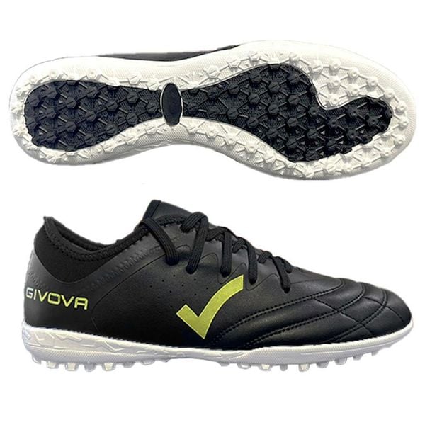 Givova Calcetto Flash - Buty sportowe roz. 35. Czarne obuwie sportowe casual damskie Givova, bez zapięcia, do piłki nożnej. Za 268.99 zł.