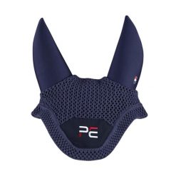 Krótka czapka dla konia Premier Equine Acoustic. Niebieskie czapki damskie PREMIER EQUINE, bez wzorów. Za 214.50 zł.