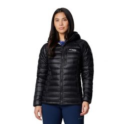 Kurtka puchowa damska Columbia Arctic Crest Down Hooded Jacket. Czarne kurtki damskie Columbia, xl, bez wzorów, z puchu, bez kaptura. Za 1,134.99 zł.