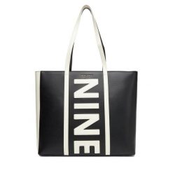 Torebka Nine West. Czarne shopper bag Nine West, bez dodatków. Za 329.99 zł.