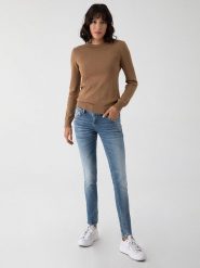 LTB Dżinsy "Molly" - Skinny fit - w kolorze niebieskim rozmiar: W34/L32. Niebieskie jeansy damskie LTB, z podwyższonym stanem. Za 166.88 zł.
