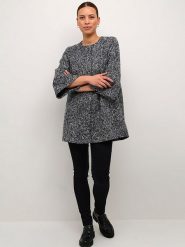 CULTURE Kardigan "Busra" w kolorze czarnym rozmiar: 34. Czarne kardigany damskie Culture, bez wzorów, z bawełny. Za 134.53 zł.