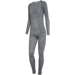Komplet damskie bielizny termoaktywnej Viking Lana Pro, z wełną Merino. Szare komplety bielizny Viking, bez wzorów, z wełny. Za 291.99 zł.