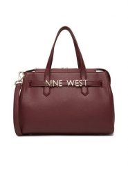 Nine West Torebka EO-Manhattan-Muse-II-LX10197 Bordowy. Czerwone torebki klasyczne damskie Nine West, z materiału, bez dodatków. Za 219.99 zł.