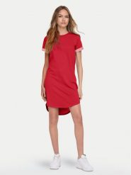 JDY Sukienka codzienna Ivy 15174793 Czerwony Regular Fit. Czerwone sukienki damskie JDY, bez wzorów, z syntetyku, bez ramiączek. Za 99.99 zł.