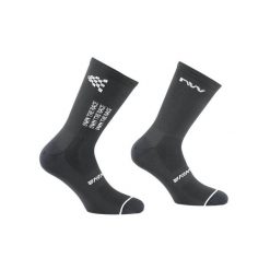 Skarpety rowerowe NORTHWAVE Own The Race Sock czarny. Czarne skarpetki damskie Northwave, bez wzorów. Za 65.00 zł.
