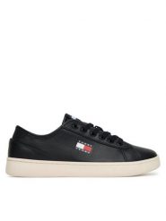 Tommy Jeans Tenisówki Tjw Lightweight Court EN0EN02875 Czarny. Czarne trampki damskie Tommy Jeans, bez wzorów, z jeansu, bez zapięcia. Za 269.99 zł.