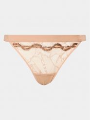 Chantelle X Stringi Xtravagant C06GG5 Beżowy. Brązowe stringi Chantelle X, bez wzorów, z syntetyku. Za 319.99 zł.