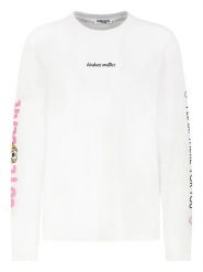 Sublevel Koszulka w kolorze białym rozmiar: S. Białe koszulki damskie Sublevel, s, bez wzorów, z bawełny, bez kołnierzyka, bez ramiączek. Za 79.21 zł.