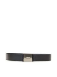 Calvin Klein Pasek Logo Plaque Elasticated Belt 3.0 K60K612931 Czarny. Czarne paski damskie Calvin Klein, bez wzorów, ze skóry. Za 119.99 zł.