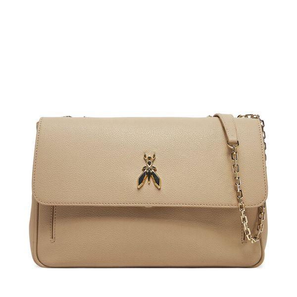 Torebka Patrizia Pepe. Brązowe torebki wieczorowe damskie Patrizia Pepe, bez wzorów, bez dodatków. Za 829.99 zł.